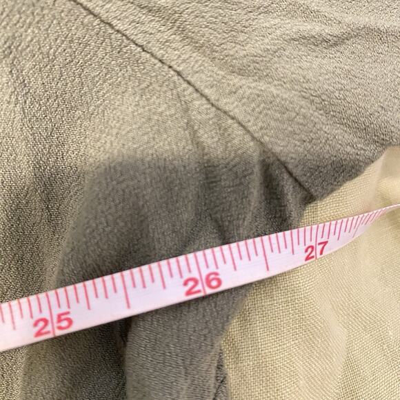 Old Navy Waist Defined Wrap Front Long Sleeve Green V Neck Dress Plus Size XXL - Picture 8 of 8